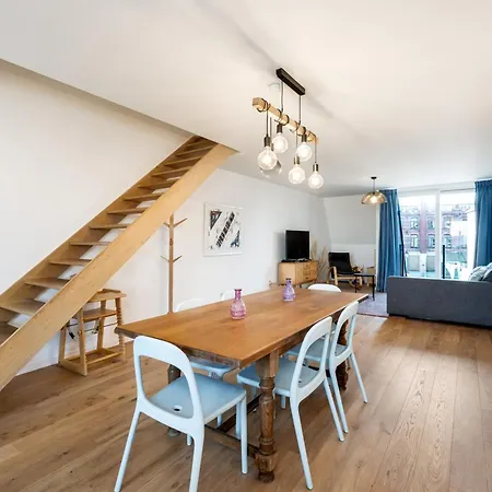 Espresso Duplex App Aan Zee Met Terras & Parking * De Haan