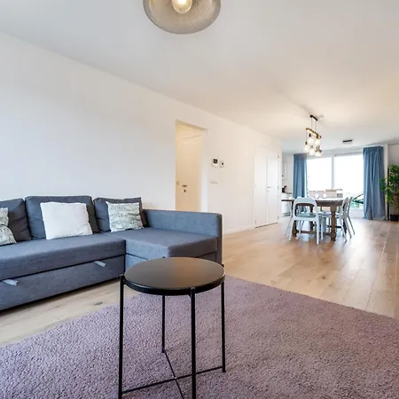 Espresso Duplex App Aan Zee Met Terras & Parking * De Haan