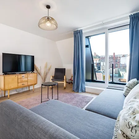 Apartmán Espresso Duplex App Aan Zee Met Terras & Parking